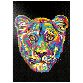 Darstellung des Puzzle Motivs Lioness - Puzzleteile: 1000