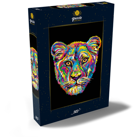 Lioness 500 Puzzle Schachtel Ansicht2