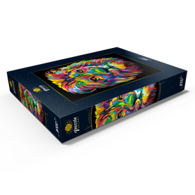 Alternative Darstellung des Puzzle-Motivs Lion Head – Puzzleteile: 1000
