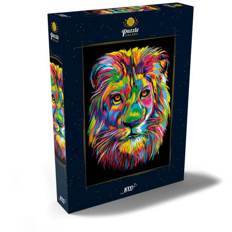 Lion Head 1000 Puzzle Schachtel Ansicht2