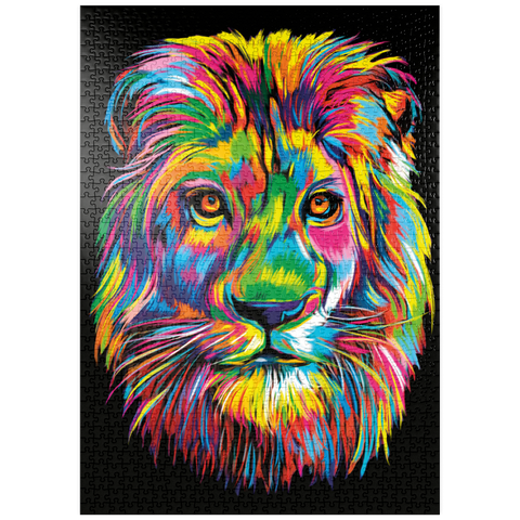 puzzleplate Lion Head 1000 Puzzle