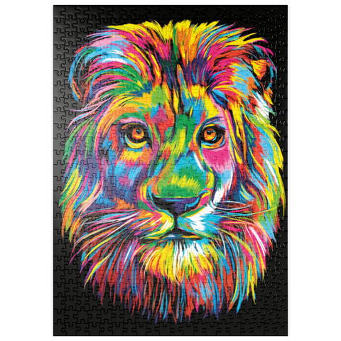 puzzleplate Lion Head 500 Puzzle