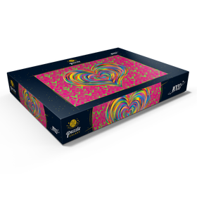 Alternative Darstellung des Puzzle-Motivs Heart Love – Puzzleteile: 1000