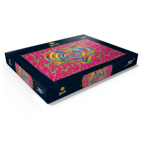 Darstellung des Puzzle Motivs Heart Love - Puzzleteile: 200
