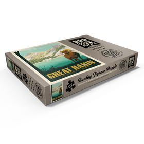 Darstellung des Puzzle Motivs Great Basin National Park: Bighorn Sheep, Vintage Poster - Puzzleteile: 500