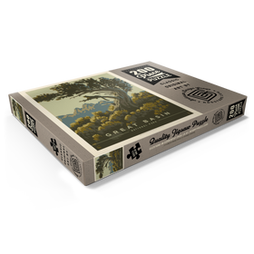 Darstellung des Puzzle Motivs Great Basin National Park: Cat Nap, Vintage Poster - Puzzleteile: 200