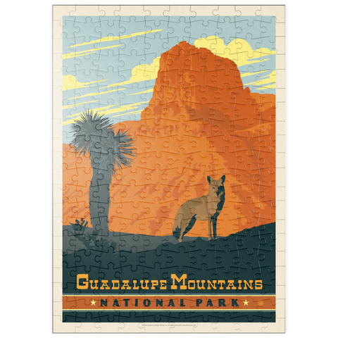 puzzleplate Guadalupe Mountains National Park, TX, Vintage Poster 200 Puzzle