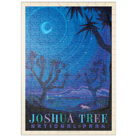 puzzleplate Joshua Tree National Park: Starlight (Mod Design), Vintage Poster 200 Puzzle