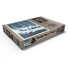 Darstellung des Puzzle Motivs Kobuk Valley National Park: Winter Wonderland, Vintage Poster - Puzzleteile: 500