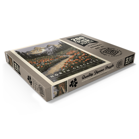 Darstellung des Puzzle Motivs North Cascades National Park: Summer Hike, Vintage Poster - Puzzleteile: 200