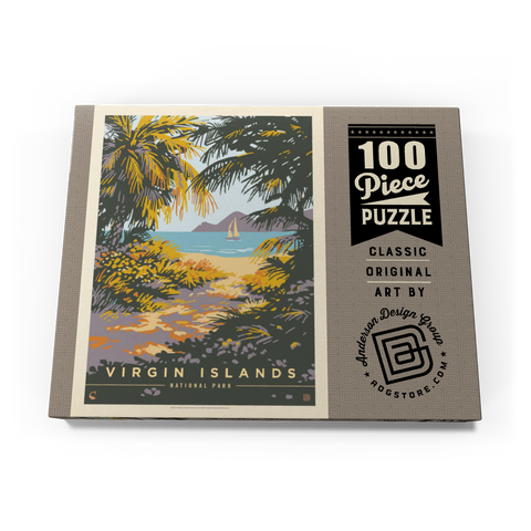 Virgin Islands National Park: Paradise Found, Vintage Poster 100 Puzzle Schachtel Ansicht3