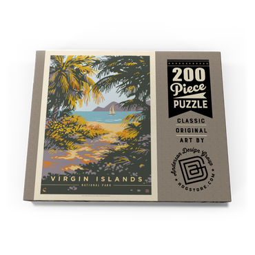 Virgin Islands National Park: Paradise Found, Vintage Poster 200 Puzzle Schachtel Ansicht3