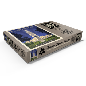 Darstellung des Puzzle Motivs Baton Rouge, Louisiana: State Capitol, Vintage Poster - Puzzleteile: 500