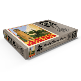 Darstellung des Puzzle Motivs American College Towns: Ames, Iowa, Vintage Poster - Puzzleteile: 500