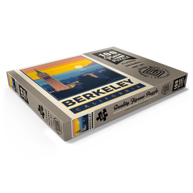 Darstellung des Puzzle Motivs American College Towns: Berkeley, CA, Vintage Poster - Puzzleteile: 100