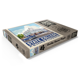 Darstellung des Puzzle Motivs American College Towns: State College, PA, Vintage Poster - Puzzleteile: 200