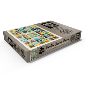 Darstellung des Puzzle Motivs Florida: Multi-Image Print, Vintage Poster - Puzzleteile: 1000