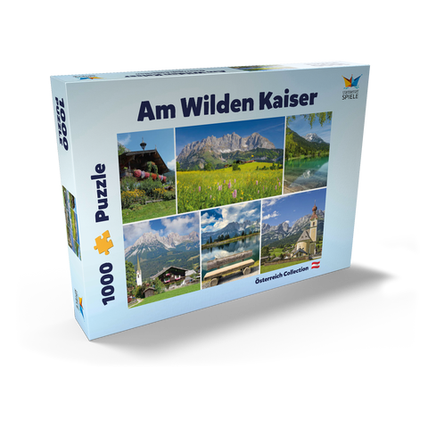 Am Wilden Kaiser: Ellmau, Scheffau und Going in Tirol 1000 Puzzle Schachtel Ansicht2