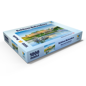 Alternative Darstellung des Puzzle-Motivs Schloss Belvedere in Wien, Österreich – Puzzleteile: 1000