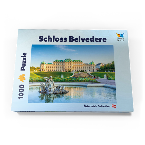 Schloss Belvedere in Wien, Österreich 1000 Puzzle Schachtel Ansicht3