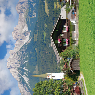 Ellmau am Wilden Kaiser in Tirol, Österreich 1000 Puzzle 3D Modell