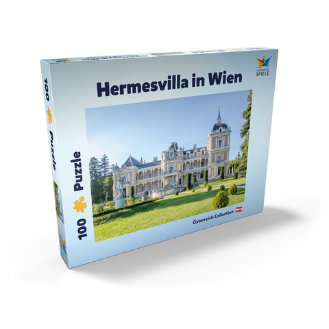 Hermesvilla in Wien, Österreich 100 Puzzle Schachtel Ansicht2