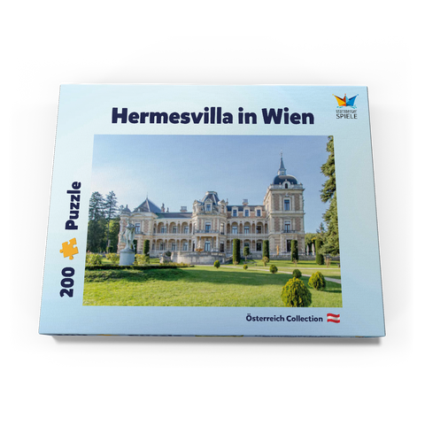 Hermesvilla in Wien, Österreich 200 Puzzle Schachtel Ansicht3