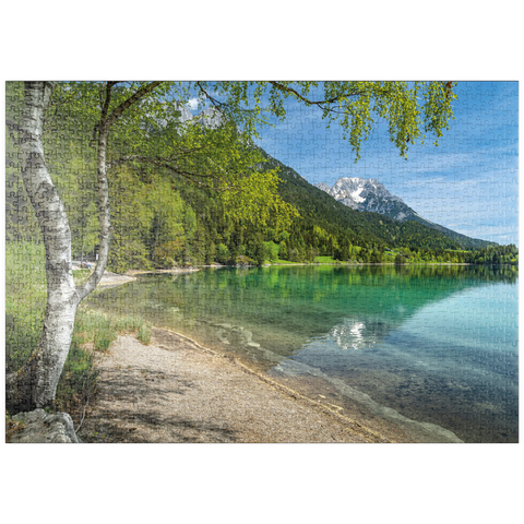 puzzleplate Hintersteiner See bei Scheffau in Tirol 1000 Puzzle