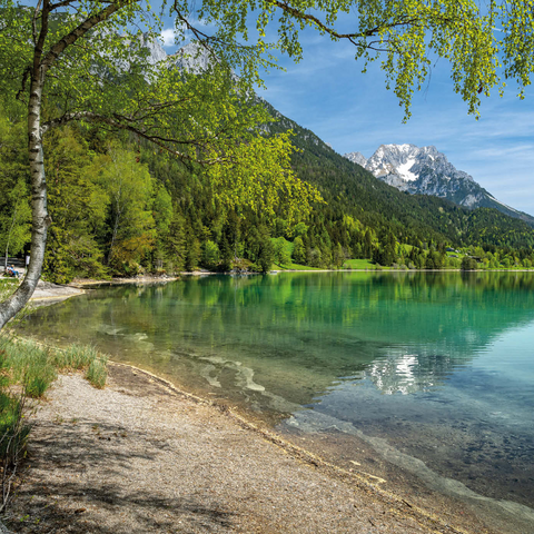 Hintersteiner See bei Scheffau in Tirol 1000 Puzzle 3D Modell