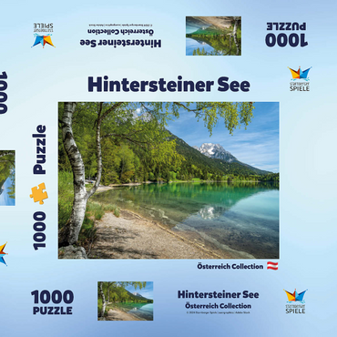 Hintersteiner See bei Scheffau in Tirol 1000 Puzzle Schachtel 3D Modell