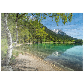 Darstellung des Puzzle Motivs Hintersteiner See bei Scheffau in Tirol - Puzzleteile: 200