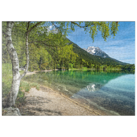Darstellung des Puzzle Motivs Hintersteiner See bei Scheffau in Tirol - Puzzleteile: 500