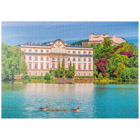 Darstellung des Puzzle Motivs Schloss Leopoldskron bei Salzburg, Österreich - Puzzleteile: 1000