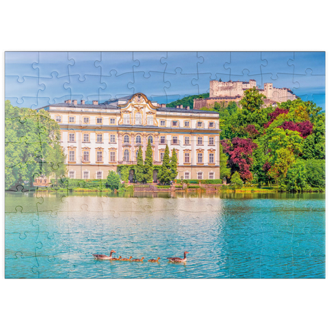 puzzleplate Schloss Leopoldskron bei Salzburg, Österreich 100 Puzzle