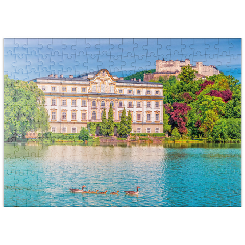 puzzleplate Schloss Leopoldskron bei Salzburg, Österreich 200 Puzzle