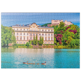 Darstellung des Puzzle Motivs Schloss Leopoldskron bei Salzburg, Österreich - Puzzleteile: 500