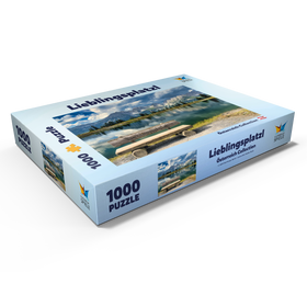 Alternative Darstellung des Puzzle-Motivs Lieblingsplatzl am Wilden Kaiser, Österreich, Tirol - Kaisergebirge, Astbergsee – Puzzleteile: 1000