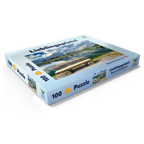 Alternative Darstellung des Puzzle-Motivs Lieblingsplatzl am Wilden Kaiser, Österreich, Tirol - Kaisergebirge, Astbergsee – Puzzleteile: 100