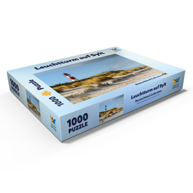 Alternative Darstellung des Puzzle-Motivs Leuchtturm von List auf der Insel Sylt, Nordsee - Deutschland – Puzzleteile: 1000