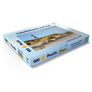 Leuchtturm von List auf der Insel Sylt, Nordsee - Deutschland 100 Puzzle Schachtel Ansicht1