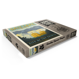 Darstellung des Puzzle Motivs Salt Lake City, Utah, Vintage Poster - Puzzleteile: 200