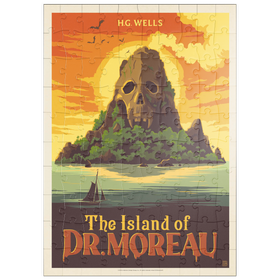Darstellung des Puzzle Motivs The Island Of Dr. Moreau: H.G. Wells - Puzzleteile: 100