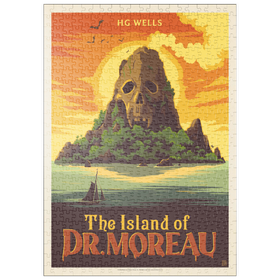 Darstellung des Puzzle Motivs The Island Of Dr. Moreau: H.G. Wells - Puzzleteile: 500