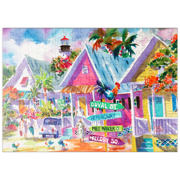 puzzleplate Conch Republic – Aquarellkunst 200 Puzzle