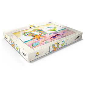 Alternative Darstellung des Puzzle-Motivs 5 O'clock Somewhere – Aquarellkunst – Puzzleteile: 200