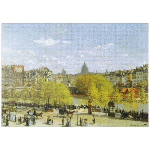 puzzleplate Piatnik: Quai du Louvre, Paris 1000 Puzzle