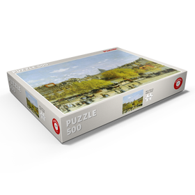 Darstellung des Puzzle Motivs Piatnik: Quai du Louvre Paris, Claude Monet - Puzzleteile: 500