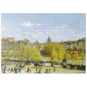 Darstellung des Puzzle Motivs Piatnik: Quai du Louvre Paris, Claude Monet - Puzzleteile: 500