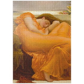 Darstellung des Puzzle Motivs Piatnik: Flaming June, Sir Frederic Leighton - Puzzleteile: 1000