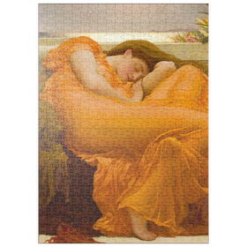 Darstellung des Puzzle Motivs Piatnik: Flaming June, Sir Frederic Leighton - Puzzleteile: 500